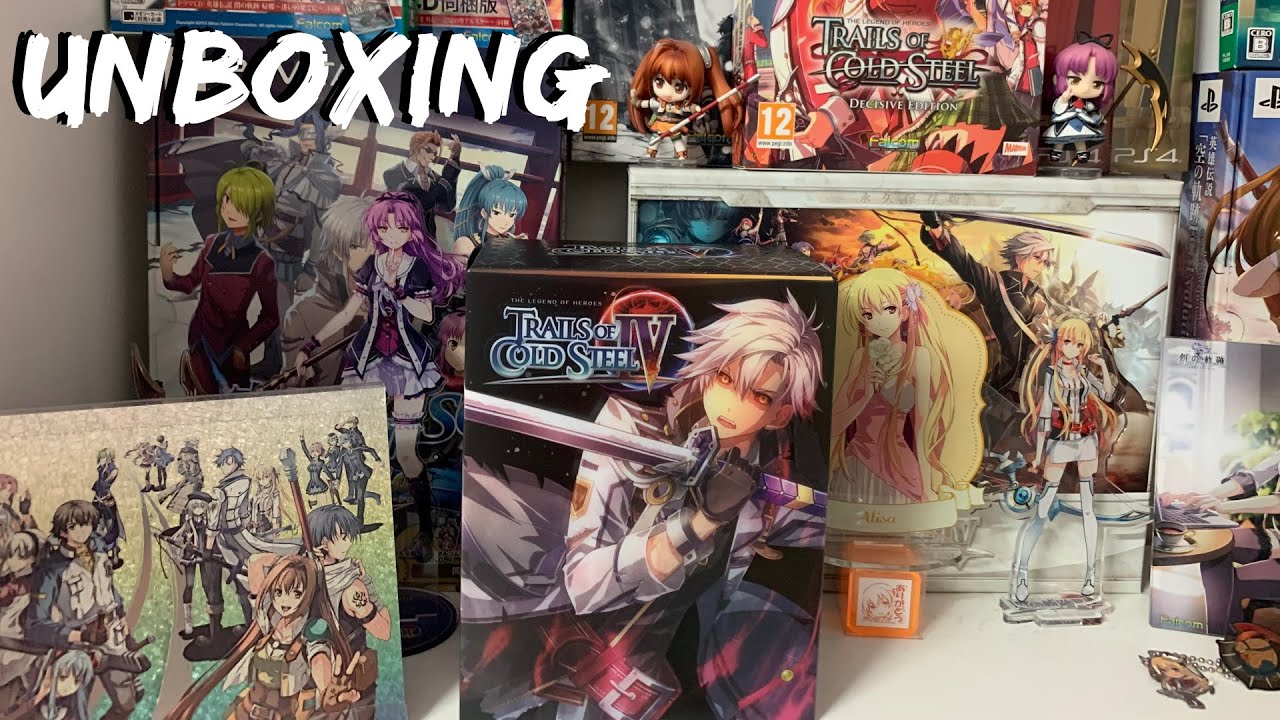 Unboxing Trails of Cold Steel IV Limited Edition + Some of My Trails Collection
