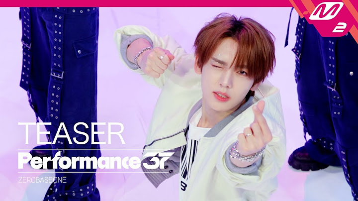 (Teaser) [Performance37] ZEROBASEONE(제로베이스원) 'GOOD SO BAD' (4K)