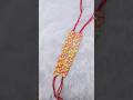 diy easy bajuband for janmashtami 💗🦚 #viral #diy #janmashtami #bajubandh #shorts