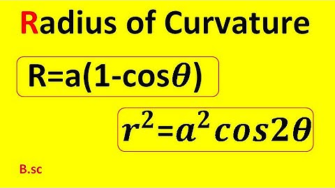 Radius of curvature | lemniscate | cardioid | B.sc | B.tech