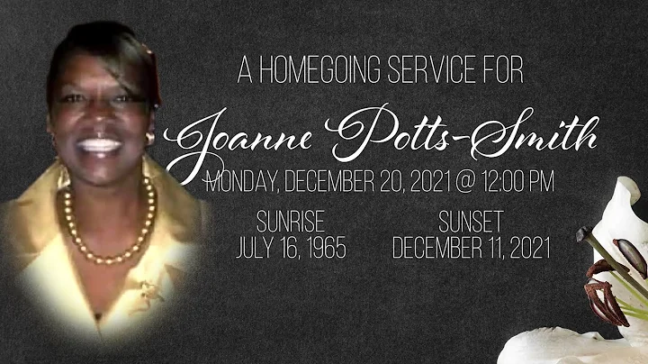 Homegoing Service for Joanne Potts-Smith