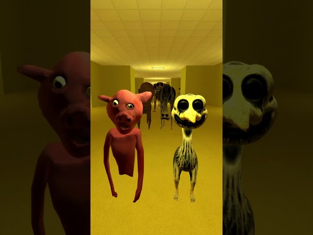 CHOOSE YOUR FAVORITE ZOONOMALY VS TREVOR HENDERSON MONSTERS - BACKROOMS in Garry's Mod ! class=