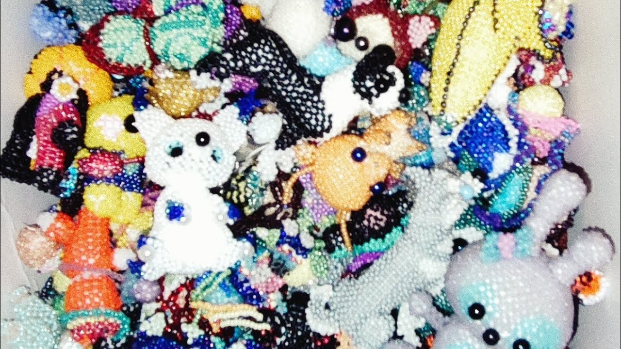 🍓обзор амигуруми из бисера(1 часть) /моя коллекция амигуруми🍓 