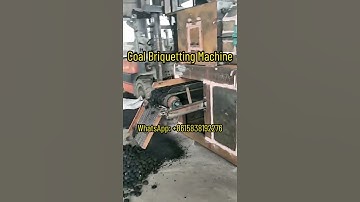 Briquettes Press for Processing Coal Briquettes with Capacity of 2t/h #coalbriquettes #briquettes