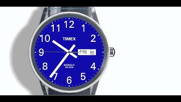 Timex Easy Reader Digital Recreation - Setting the Date