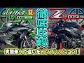 【徹底比較】Ninja H2 SX SE+とZH2どっちが良いの?実際乗って確かめてみた!究極の4気筒スーパーチャージャーエンジンバイク対決!ツアラーのニンジャvsネイキッドのZ頂上決戦【モトブログ】