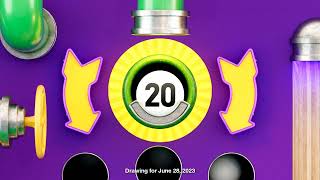 Tennessee Lottery DailyTennesseeJackpot 06/28/2023