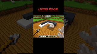 Simple Yet Beautiful Minecraft Living Room 💫 #shorts
