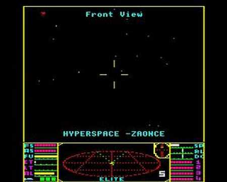 BBC Master 128 running Elite