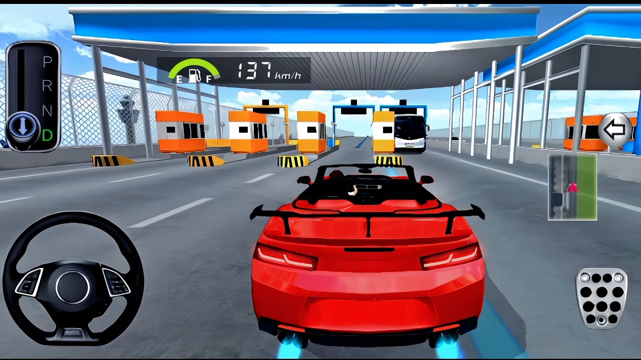 New Red Sports Car For Parking - 3d Driving Class android game || CarGame#gameplay #cargame