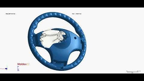 Moldex3D R16 Simulating Mold Rotation Behavior in PU Chemical Foam Molding Process