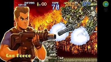 GunForce Arcade Retro 4K Commando Full Gameplay