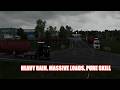 Realistic ETS2 Haul | Endless Roads Heavy Deliveries Through Storms &amp; Mountain Roads Non Stop - 125