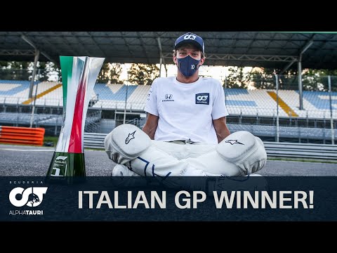 WINNER'S VLOG! Pierre Gasly's Italian Grand Prix Victory