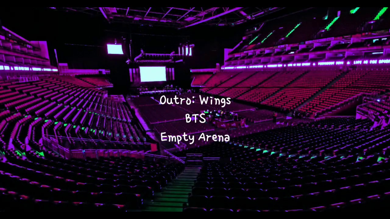 Outro: Wings by BTS but you're in an empty arena [CONCERT AUDIO] [USE HEADPHONES] 🎧