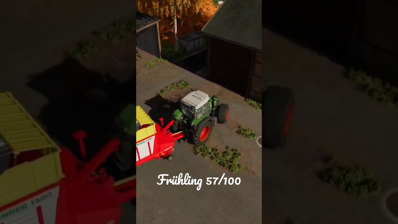 Small farm, big loading wagon! Remembering Frühling with 