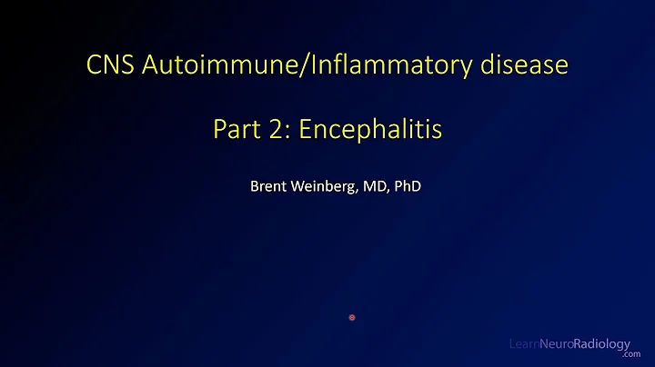 Imaging CNS autoimmune and inflammatory disease - 2 - Encephalitis
