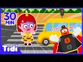 Traffic Safety Songs +more 30m | Kids Outdoor Song Compilation | Best Nursery Rhymes for Children