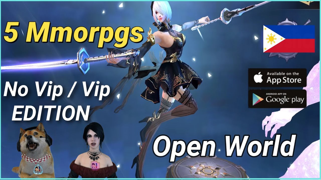 5 Open World MMORPGs sa Android/IOS (No Vip & Vip Edition) Gameplay Review Ph 2021