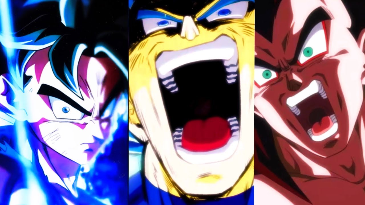 (MAX HD) AMAZING TAG LR UI GOKU + SSBE VEGETA & LR SSJ4 GOKU + VEGETA ALL ANIMATIONS! M