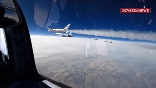 Несколько Истребителей Су-35С Сопровождали Самолет Путина На Всем Пути Следования В Абу-Даби