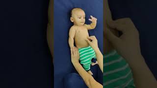 1 Month old baby enjoying his Tummy Massage  | By Aayansh India