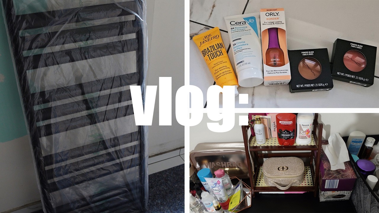 VLOG: заказ с Notino. Какие работы проходят в будущем доме. Собрала полку.