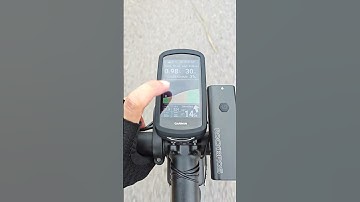 Garmin edge 1040 ClimbPro with navigation setting