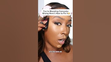 Stop Blending Concealer Wrong 😳 | Concealer Hack #concealerhack #makeuptutorial