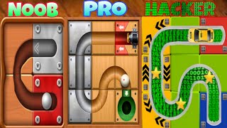 NOOB VS PRO VS HACKER-unlock ball block puzzle game screenshot 3