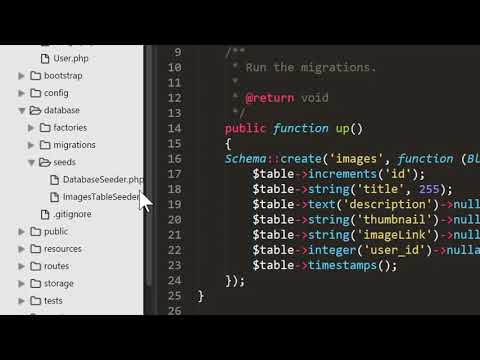 20.- Curso de Angular 4 con Laravel 5. Añadir Datos con Seeder.
