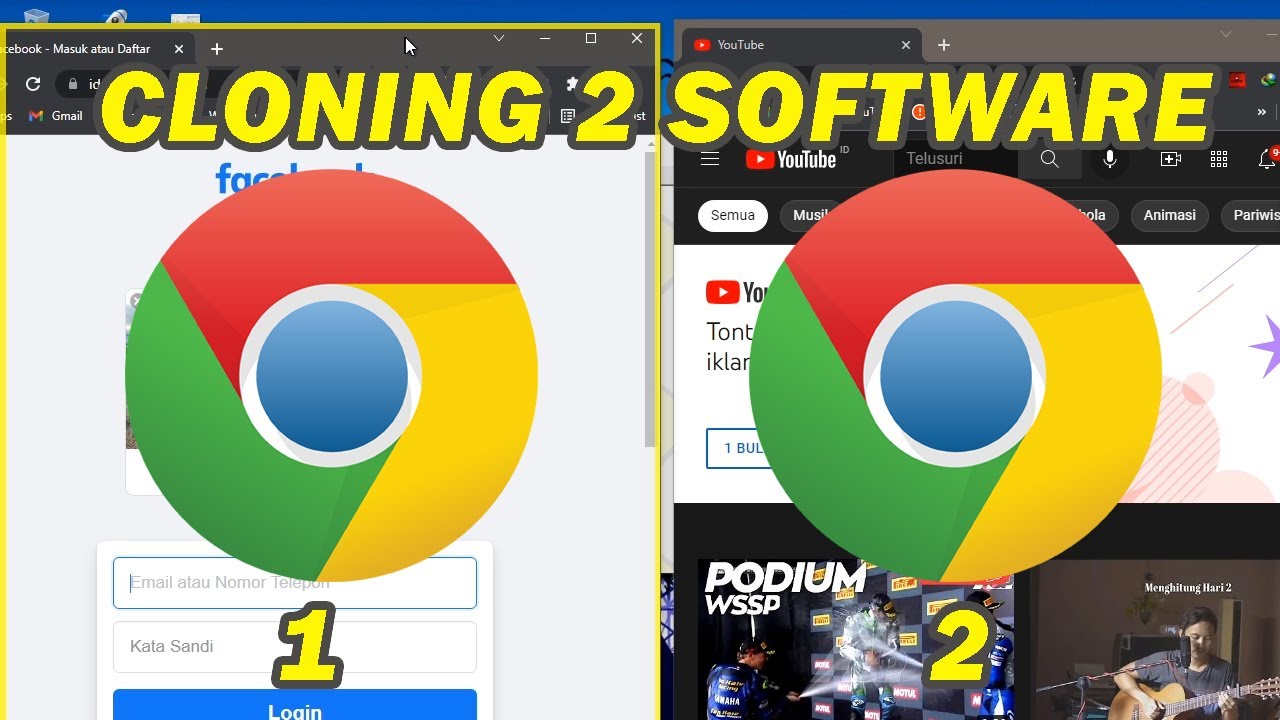2 MENIT !! CLONING/MENGGANDAKAN SOFTWARE DI PC/LAPTOP - YouTube