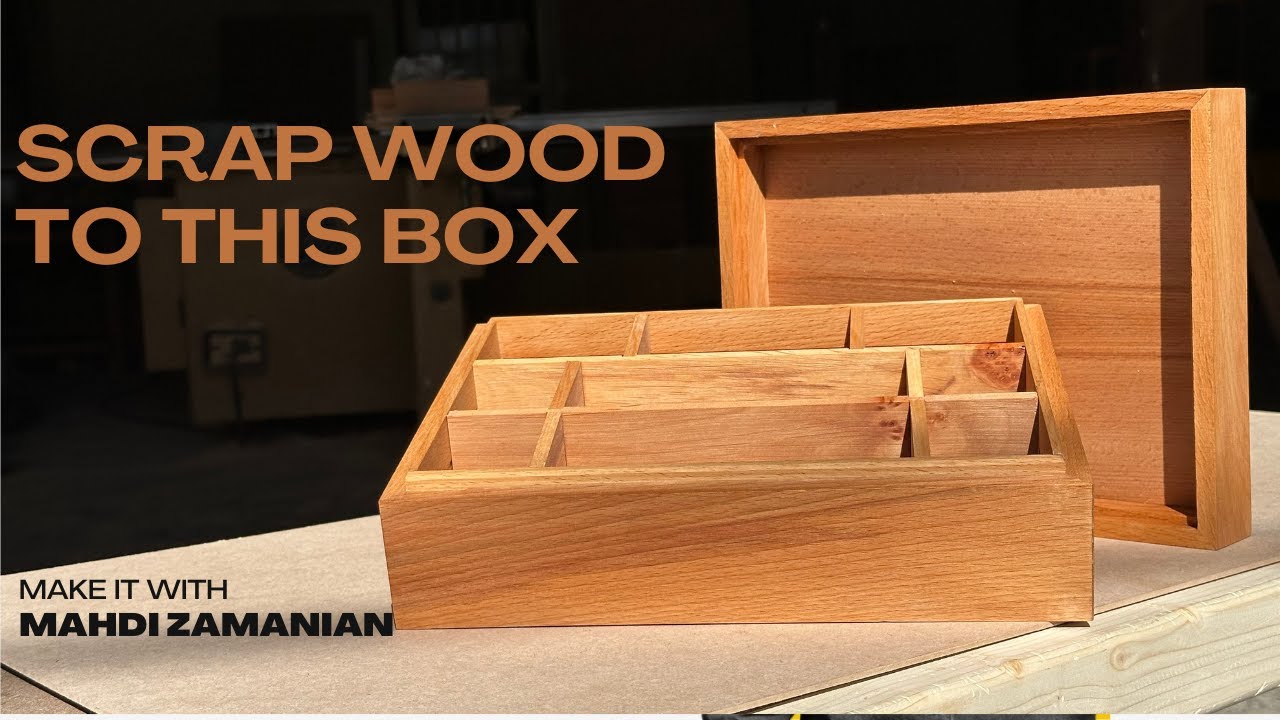 making a jewelry box | making box with scrap wood - YouTube