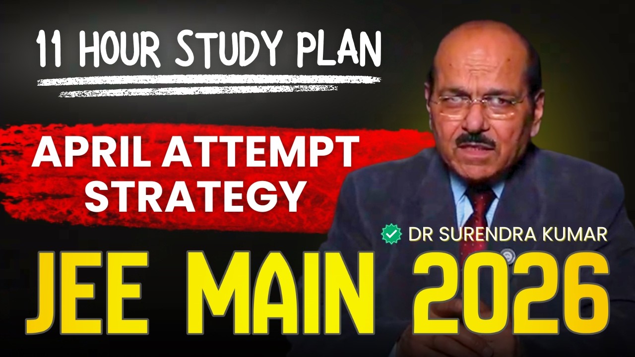 JEE Main 2026 April Attempt Strategy - Improve Your Score - YouTube