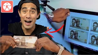 KINEMASTER TUTORIAL┇ Zach King  MAGIC Editing  with MONEY screenshot 2