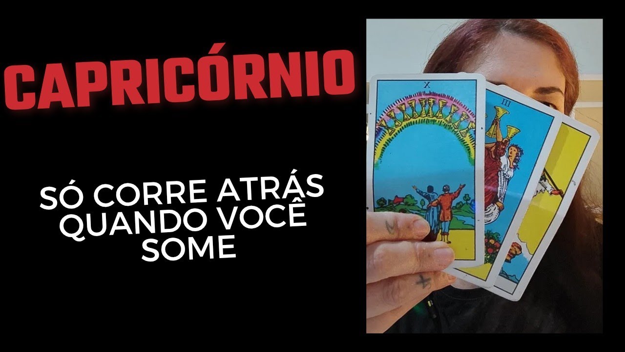 CAPRICÓRNIO ♑ Só te quer quando você some