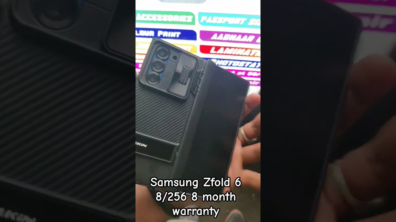 Samsung Zfold 6 8/256 8 month warranty binu mobile house 