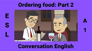 Modal Verbs How to Order Food in a Restaurant Part 2 | Travel English | Restaurant Vocabulary