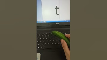 How to press button T on keyboard with a cucumber Intermediate lessons #shorts #asmr #trending