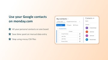 Google Contacts Sync for monday.com