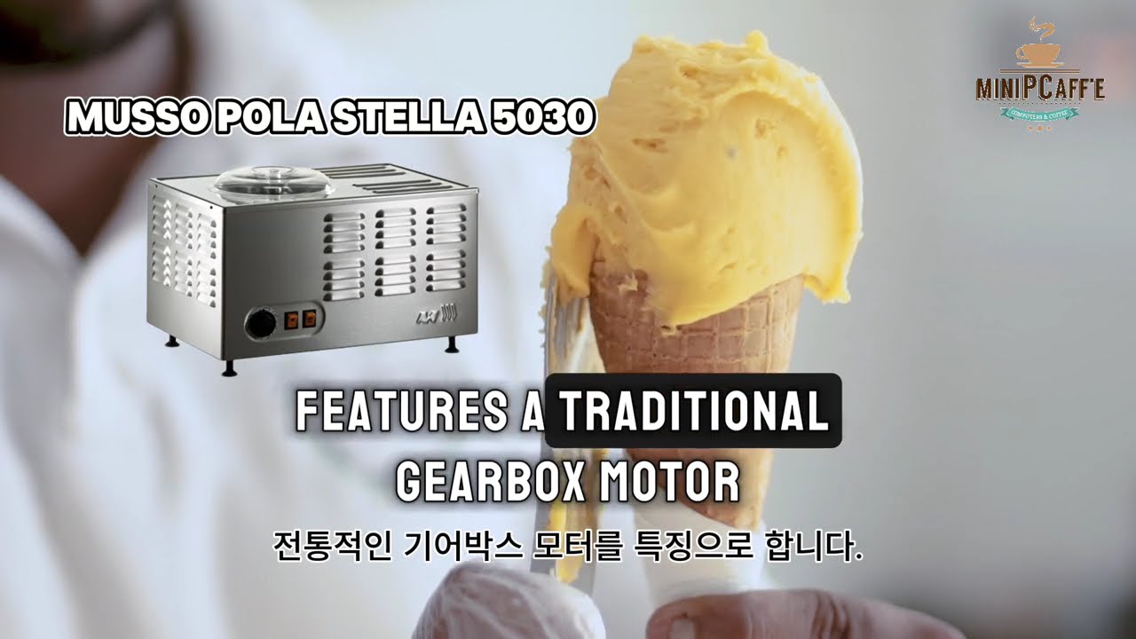 Musso Pola Stella 5030 Sorbetière 1,5L – Glace en 30min Musso Pola Stella 5030 Sorbetière 1,5L – Glace en 30min
