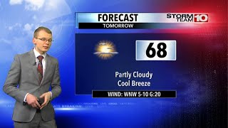 After a stormy night, here's how the forecast shapes up