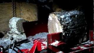 Split Fire 3403 log splitter log lift demo