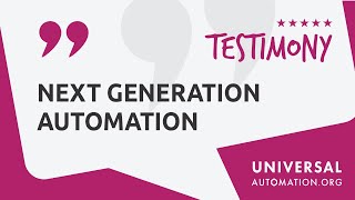 UniversalAutomation.org : Next Generation Automation