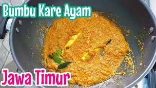 RESEP CARA MEMBUAT BUMBU LONTONG KARE /kari AYAM JAWA Timur menu buka puasa