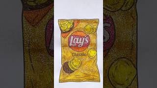 Satisfying Glitter Art Lays Chips relaxing calming