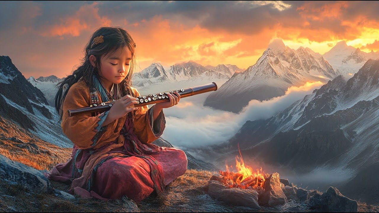 Tibetan Flute Music for Stress Relief & Deep Relaxation - YouTube