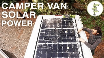 Van Life - Our Amazing Stealth Solar Power Set up!  Off Grid Camper Van
