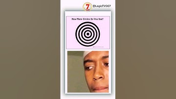 How Many Circles Do You see ?    #puzzle #trending #brainteasers #braintest