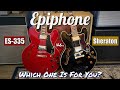 Epiphone ES-335 vs. Epiphone Sheraton